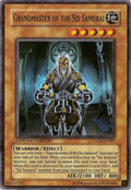 YU-GI-OH SUPER RARE GRANDMASTER OF THE SIX SAMURAI STON-ENSP1